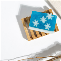 Falling Snowflake MP Soap Loaf Kit